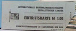 DDR Eintrittskarte SOZPHILEX 77
