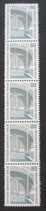 Berlin 0796   80 Pf   SWK   RM R05  5er-Streifen