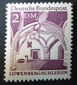 Bund 0503    2 DM  Löwenberg / Schlesien **