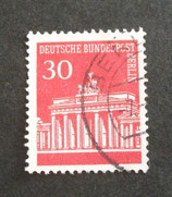 Berlin  288  RA01   gestempelt  30 Pf Brandenburger Tor  mit Nummer   400  - Rollenanfangsmarke