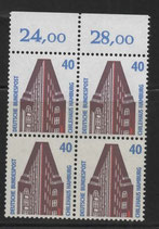 Bund 1379   SWK   40 Pf   RMvB  ORVB **
