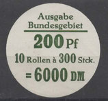 Bund 0920    200 Pf   Verschluss- Stangendeckel  der  300er Rolle