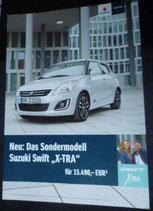 Suzuki Sondermodell Flyer 2016  Swift X-Tra-  Verkaufsflyer  A4