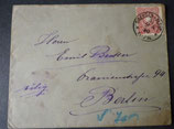 DR 0041  10 Pf  Brief eg     -  Dresden - Altstadt 1890