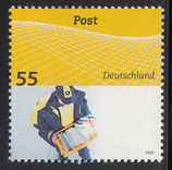 Bund 2734    55 ct   Post - Zustellung    **