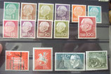 Lot Saarland Briefmarken um   1957/58