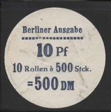 Berlin 0532  -  10 Pf Burgen und Schlösser  - Verschlußteller  Type I