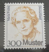 Bund 1956 Maria Probst  300 Pf   MUSTER