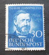 Bund 0161 Philipp Reis  - 75 Jahre Fernsprecher  gest.