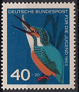 Bund 0404  40 + 20 Pf Eisvogel