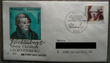 BD 1616 FDC Georg Christoph Lichtenberg  250. Geburtstag
