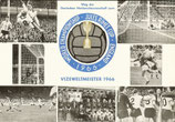 Fußball WM 1966  -  Sonderkarte mit Sonderstempel
