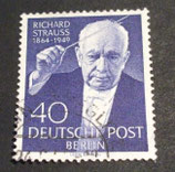 BLN 0124  40 Pf   gestempelt   - 5. Todestag Richard Strauss