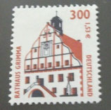 Bund 2141  300 Pf / 1,53 €  Rathaus Grimma