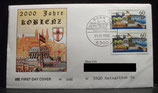 BD 1583y FDC Koblenz  -sP  mit Fluoreszenz