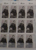 Bund 1001   60  Pf  Agnes Miegel **   Bt12