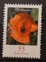 Bund 2472   55 cent  Klatschmohn