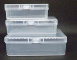 Klarsichtschachtel   (Box)  -  Höhe etwas über 2,2 cm