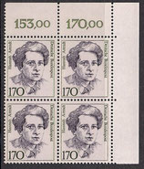 Bund 1391 Hannah Arendt  170 Pf  ** in Einheit