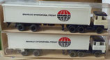 Wiking  Scania 111   Navis Brambles Container-Sattelzug mit  Auflieger