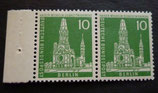 Berlin 0144  10 Pf   waagerechtes Paar  **