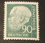 Bund 0265xw 90 Pf Heuss II