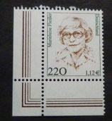 Bund 2158 FddG  Marieluise Fleißner  220 Pf / 112 Eurocent  **  vom Eckrand