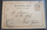 Italien Ganzsache 2 Kreuzer  - eg Cormons - Bad Gastein 1884?