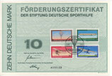 DSH Förderungszertifikat - 1978    10 DM  Bonn