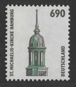 Bund 1860  690 Pf  Hamburger Michel   **