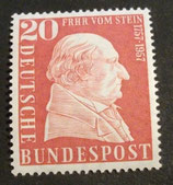 Bund 0277  20 Pf   200. Geburtstag RFhr. vom und zum Stein