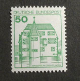 Bund 1038 BuS 50 Pf  RA01 aus 500er Rolle  cartax