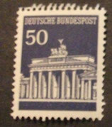 Bund 0509v RA01  50 Pf Brandenburger Tor  Rollenanfangsmarke 1000