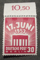 BLN 0111  30 Pf   OR   17. Juni 1953  **