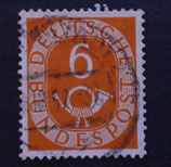 Bund 0126    6 Pf  Posthorn  gest