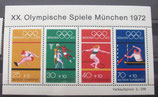 Bund 0734ff Block 8    Olympische Spiele 1972