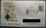 BD 1628 FDC 225 Jahre Schmuck- und Uhrenindustrie Pforzheim ESST