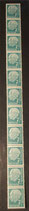Bund 0181   R11 gug   7 Pf Heuss I  - 11er-Streifen **