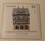 Bund 2861  45 ct Fachwerkbau Alsfeld, Rathaus   **