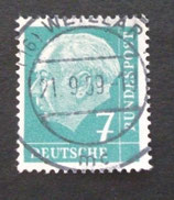 Bund 0181 -  7 Pfg  gest.  Heuss