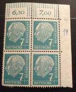 Bund 0181 - 7 Pfg   EVBor  Fn8