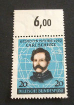 Bund 0155  OR Carl Schurz    *   (ohne Gummierung)