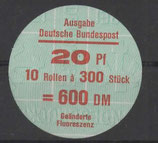 Bund 0995    20 Pf   Verschluss- Stangendeckel
