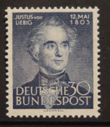 Bund 0166  30 Pf Justus von Liebig **