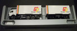 herpa exclusve  MB Wechselkoffer - Wechselpritschen Hängerzug German Parcel
