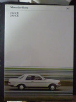 MB 230 CE  MB 280 CE Verkaufsprospekt