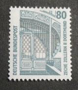 Bund 1342uI  Rollenanfangsmarken  80 Pf  SWK **   [0200]