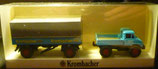 Wiking Werbemodell Krombacher MB Unimog406 mit Anhänger   -  2533