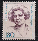 Bund 1427 Lotte Lehmann 180 Pf **
