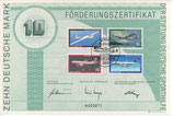 DSH Förderungszertifikat - 1980    10 DM  Bonn